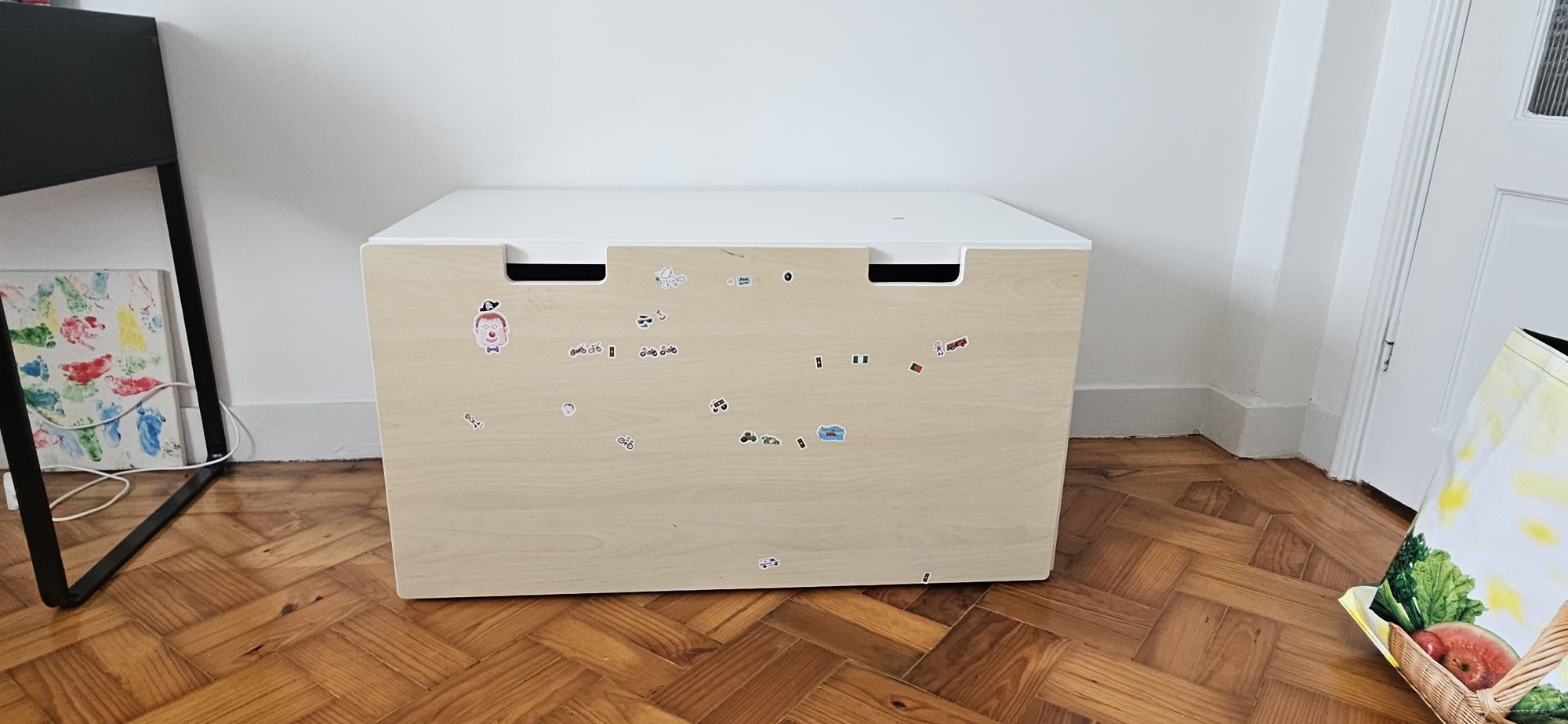 Baú de arrumação com rodas Ikea