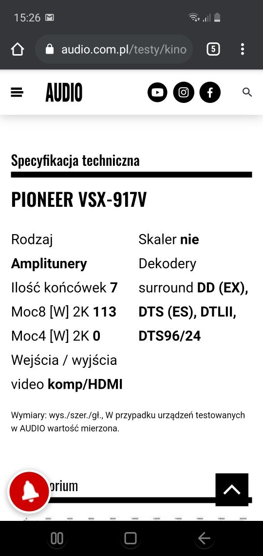 pioneer vsx-917v