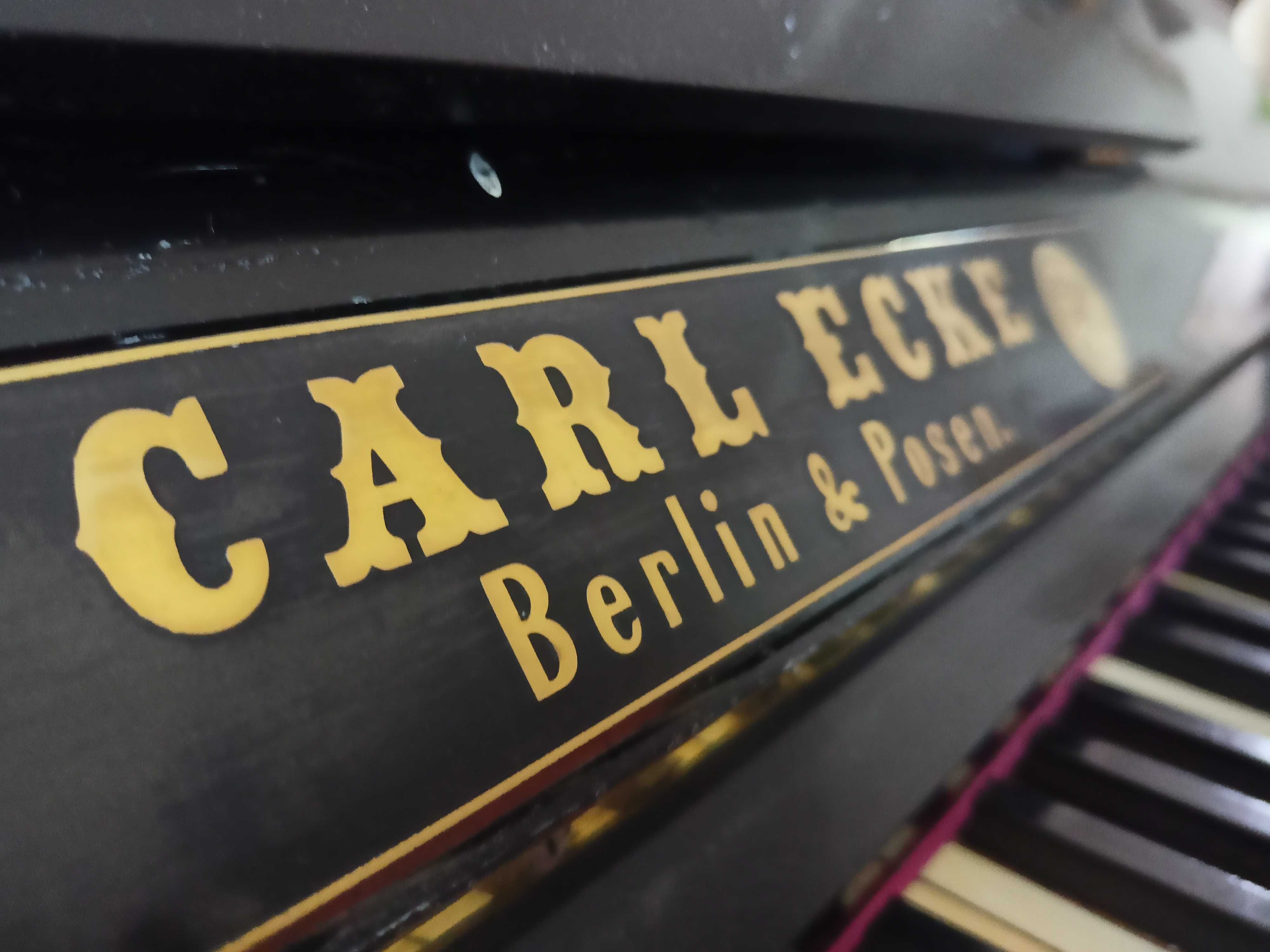 Pianino CARL ECKE Berlin & Posen   DOBRY STAN