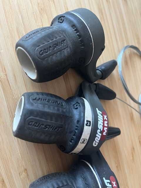 Shimano Revoshift RS31 5 Speed , Sram grip shift max 3, naxux 4