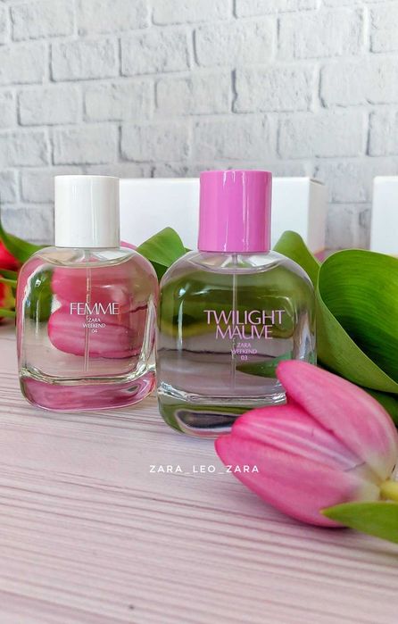 Zara Femme + twilight mauve zestaw perfum damskich 2 x 90ml