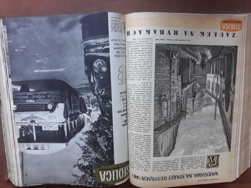 Tygodnik "Stolica" twarda oprawa kompletny rocznik 1958