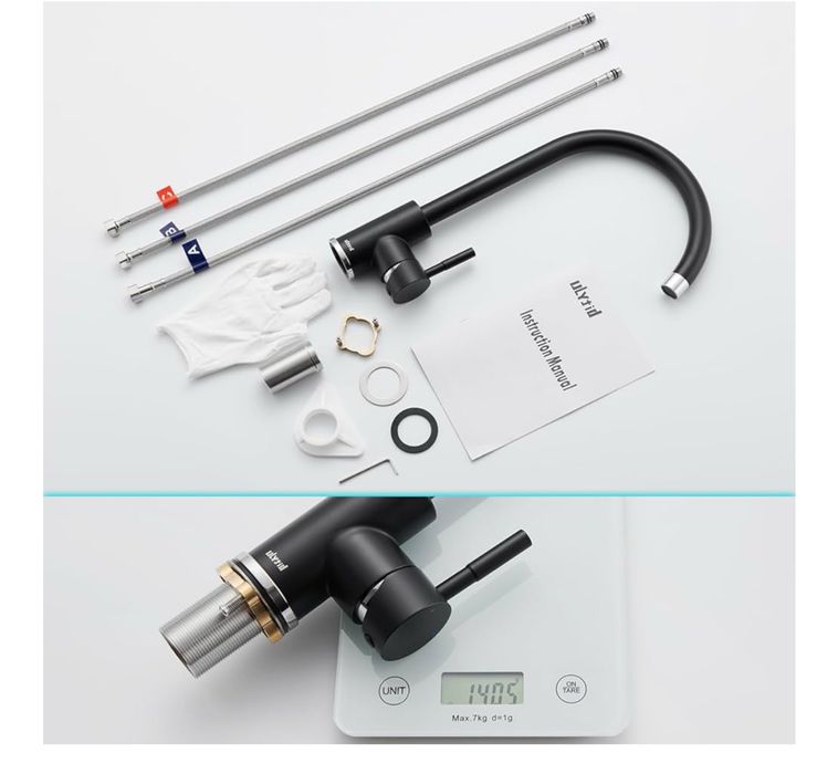 Продам смеситель, кран под бойлер с 3 шлангами.