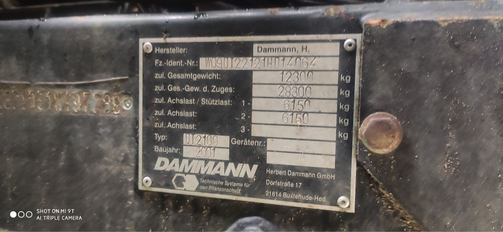 Opryskiwacz samojezdny Damman 4000l