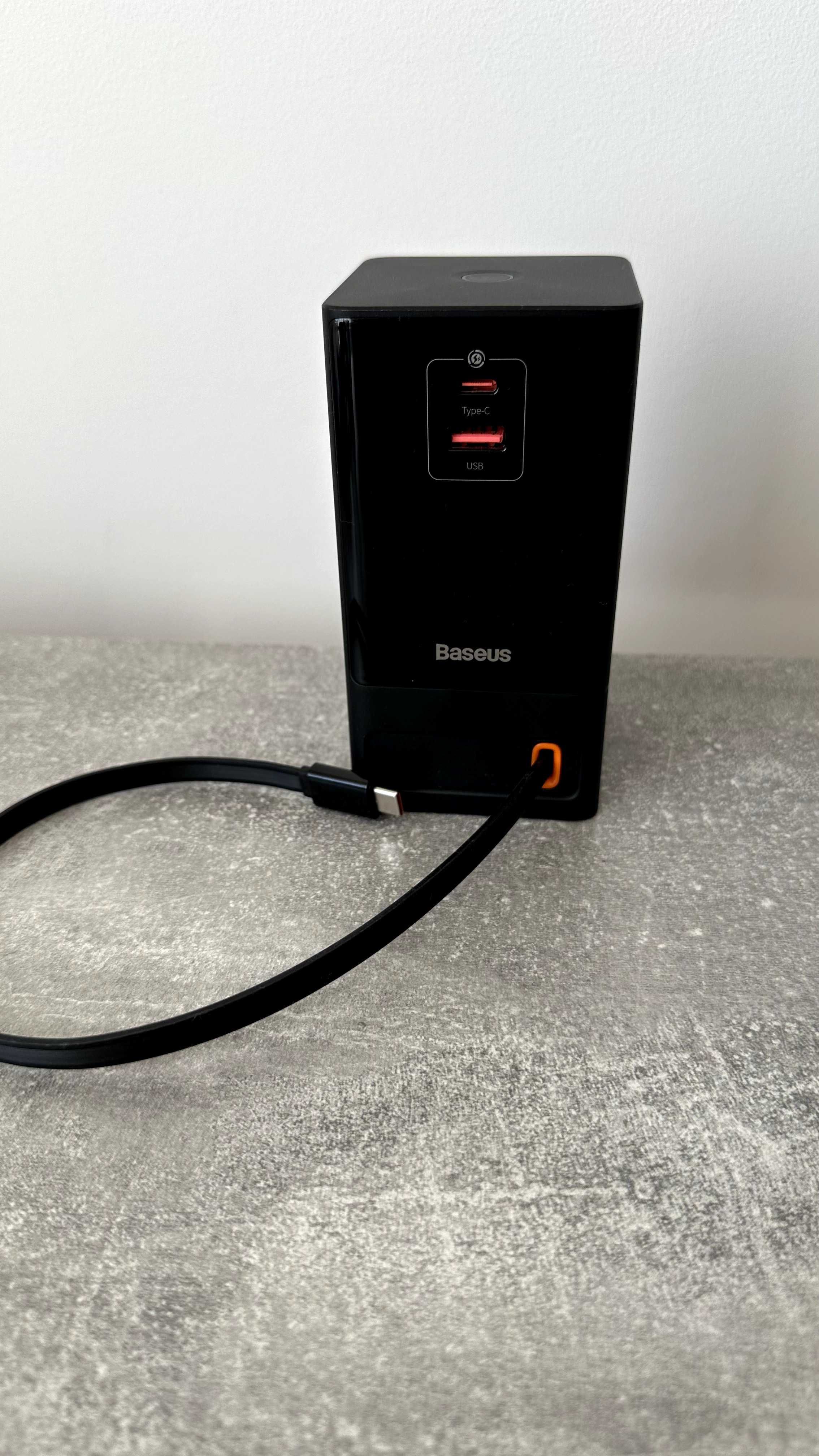 Мережевий зарядний пристрій BASEUS 65W BLACK