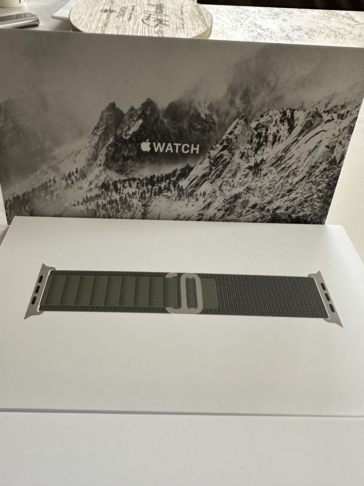 Oryginalny pasek Apple Watch Ultra alpine zielony