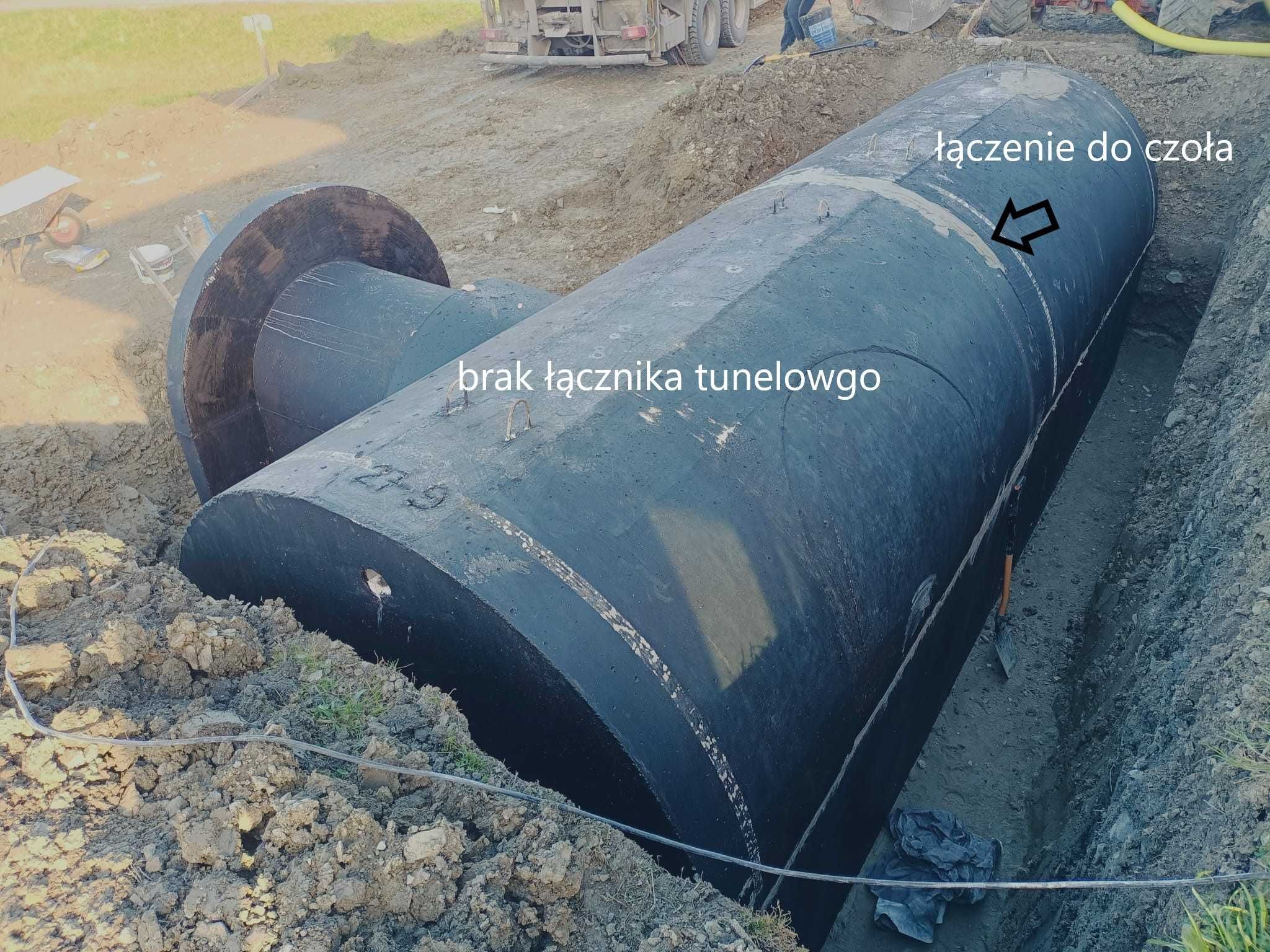 ziemianka betonowa 350cm piwnica ogrodowa B30W8 schody tunel wentylacj