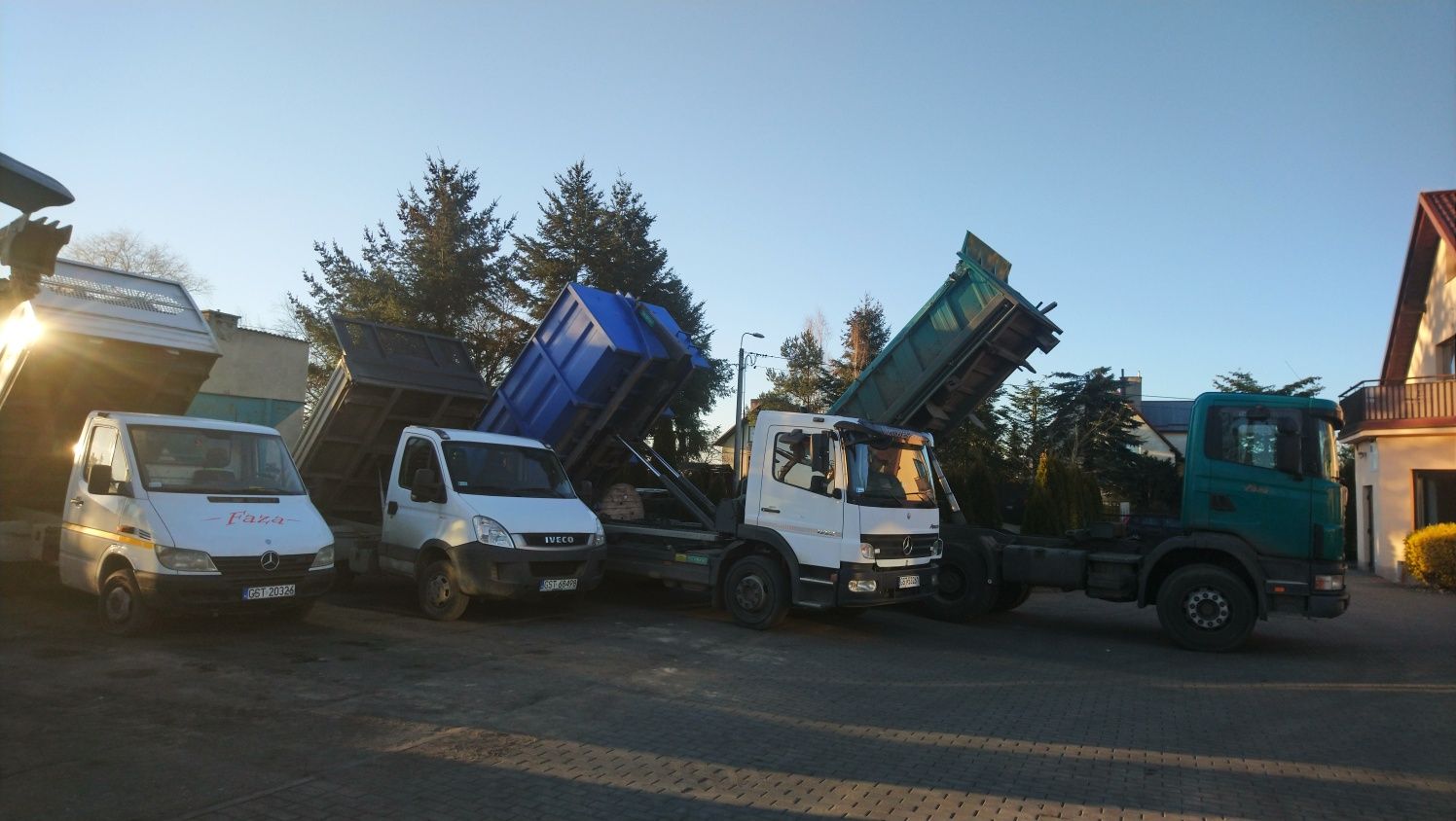 Podnośnik koszowy,HDS zwyżka 4x4 , KOPARKA usługi wywrotka