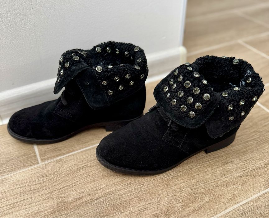 Черевики, ботинки замшеві