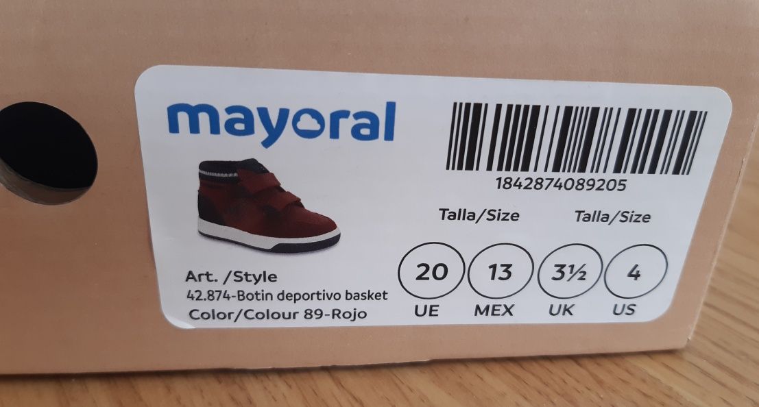 Buty za kostkę Mayoral r. 20