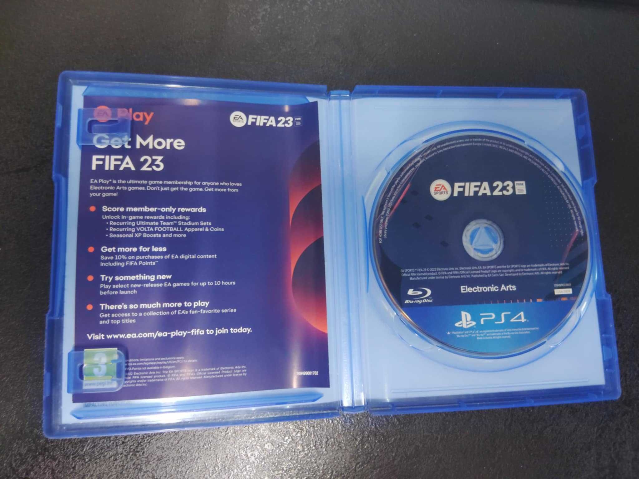 FIFA 23 PS4 mówią po Polsku w grze / okładka po Angielsku