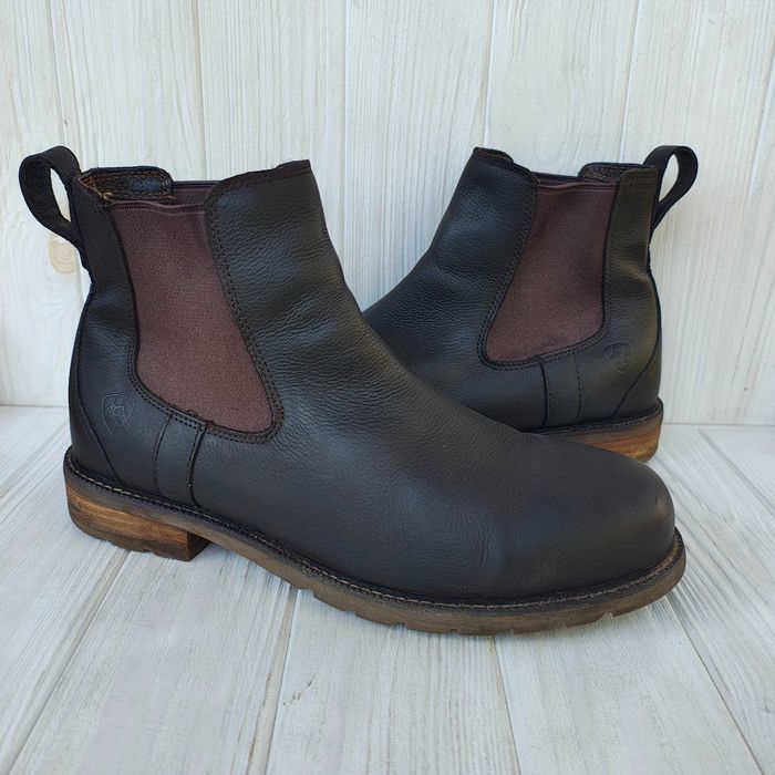 Черевики челсі Ariat шкіра США 42,5р непромкаючі черевики