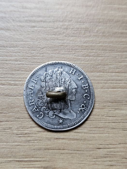 30 krajcarów 1728, Karol I, Bawaria srebro , guzik