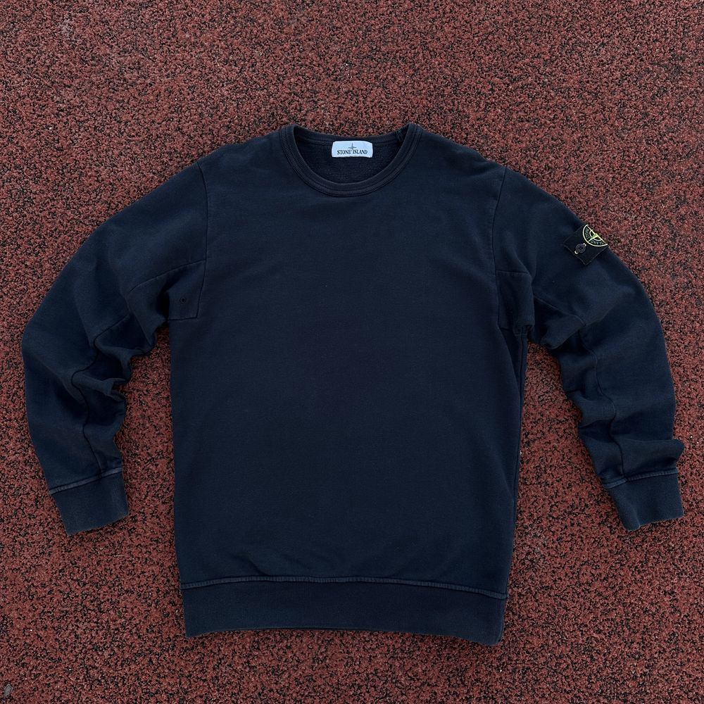 Світшот Stone Island navy garment dyed оригінал