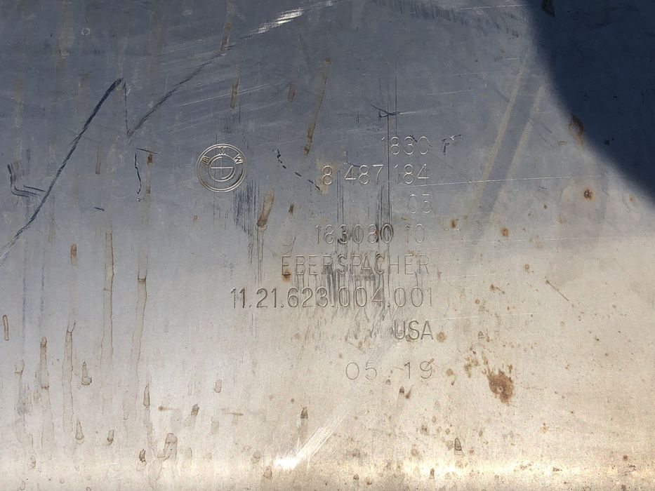 Вихлопна труба (дефект) BMW X3 G01 2017-