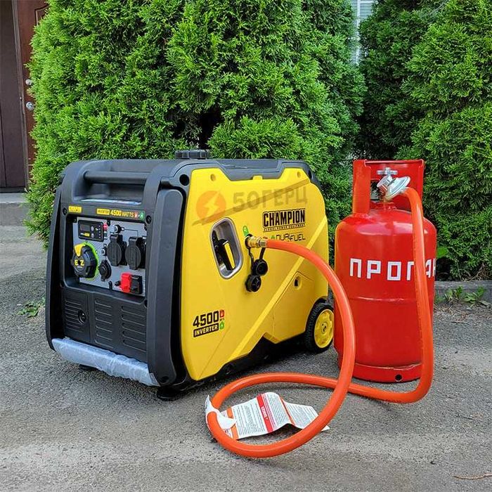 Инверторный генератор двухтопливный CHAMPION C4500iESG GEN2