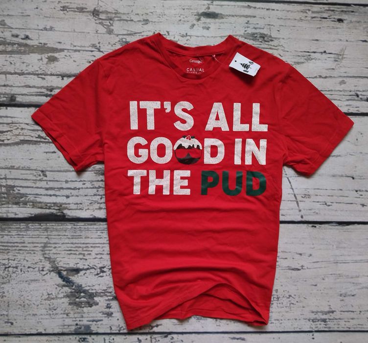 George świetna markowa NOWA świąteczna koszulka rozmiar S