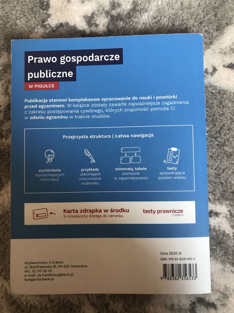 Książka prawo gospodarcze publiczne w pigułce