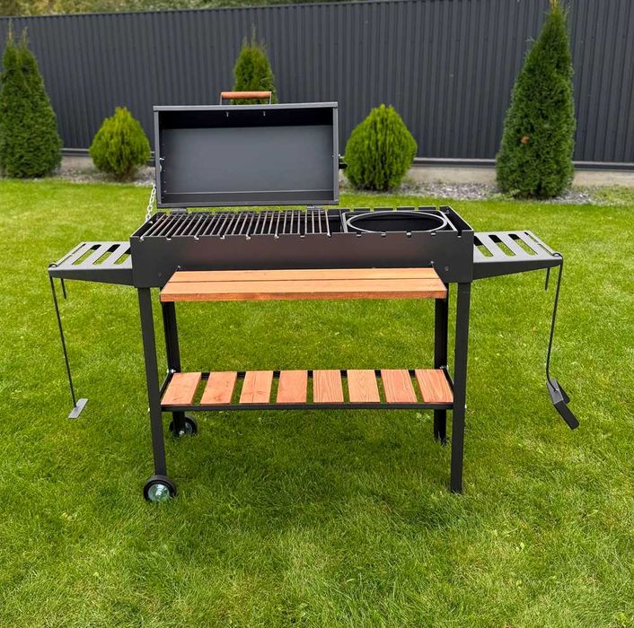 Мангал-барбекю 5 мм — міцність, перевірена вогнем! З решіткою!