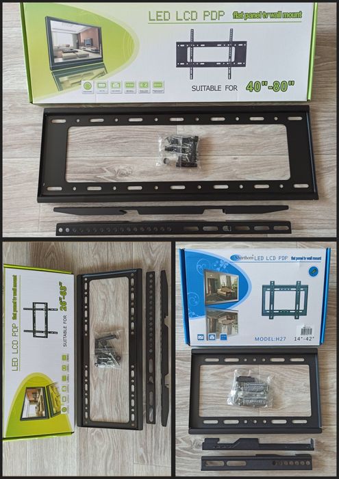 Крепление кронштейн крепёж для телевизора 14"- 80" есть САМОВЫВОЗ