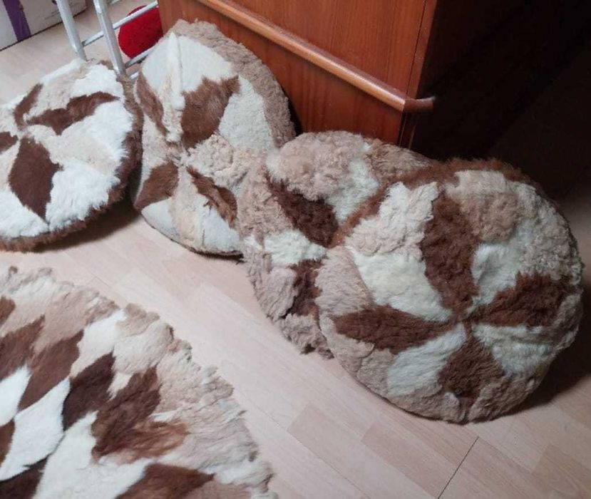 Carpete em pele de ovelha Serra da Estrela