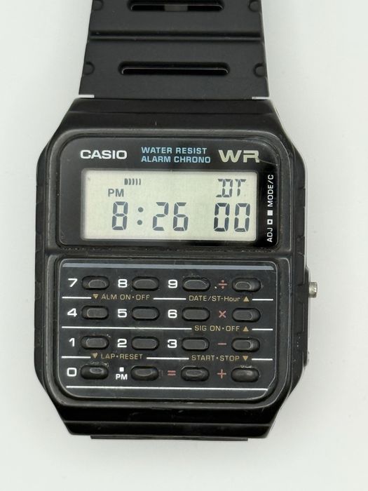 Zegarek Kalkulator Casio CA-53W lata 80