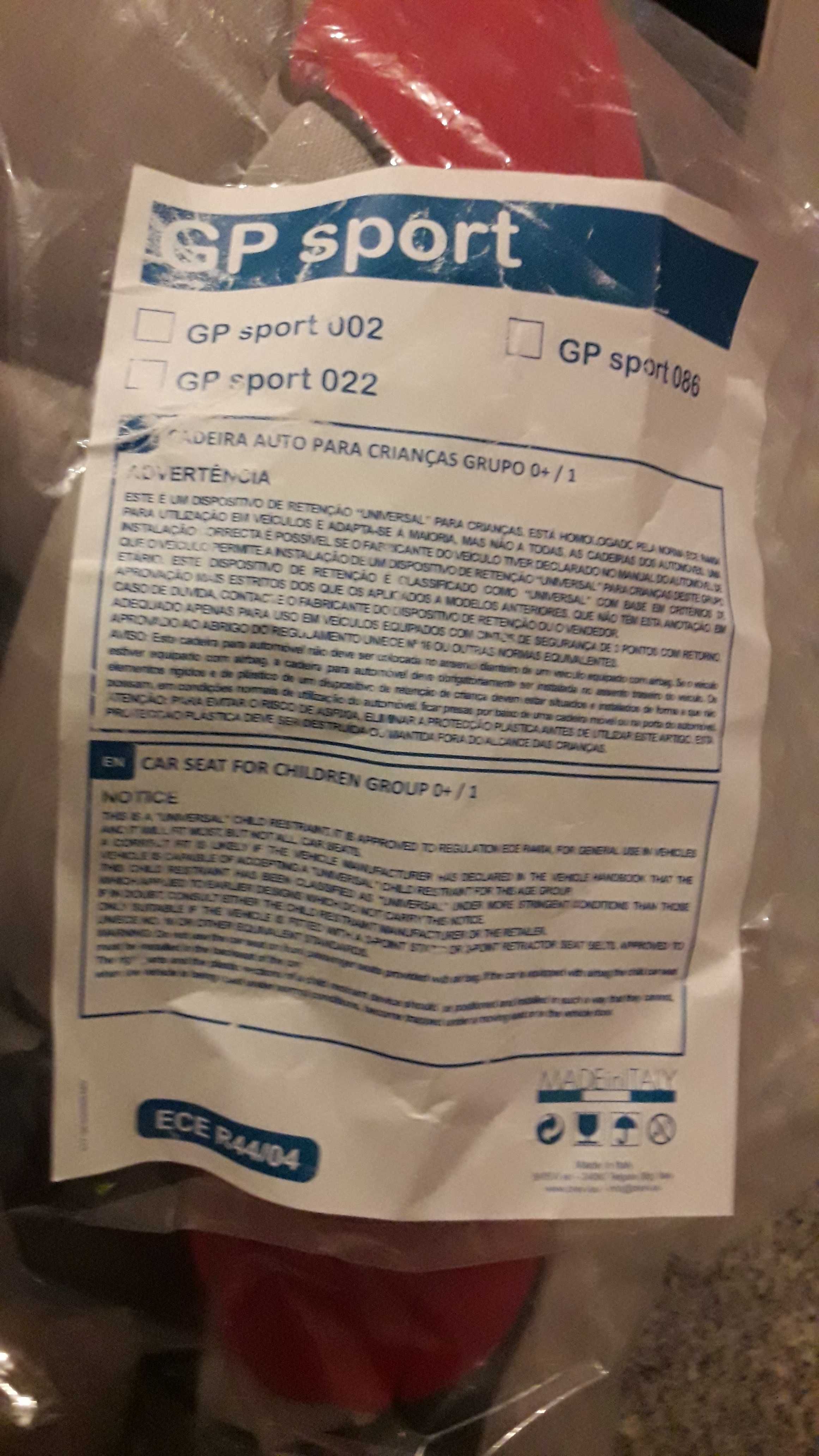 Cadeira auto Brevi Nova