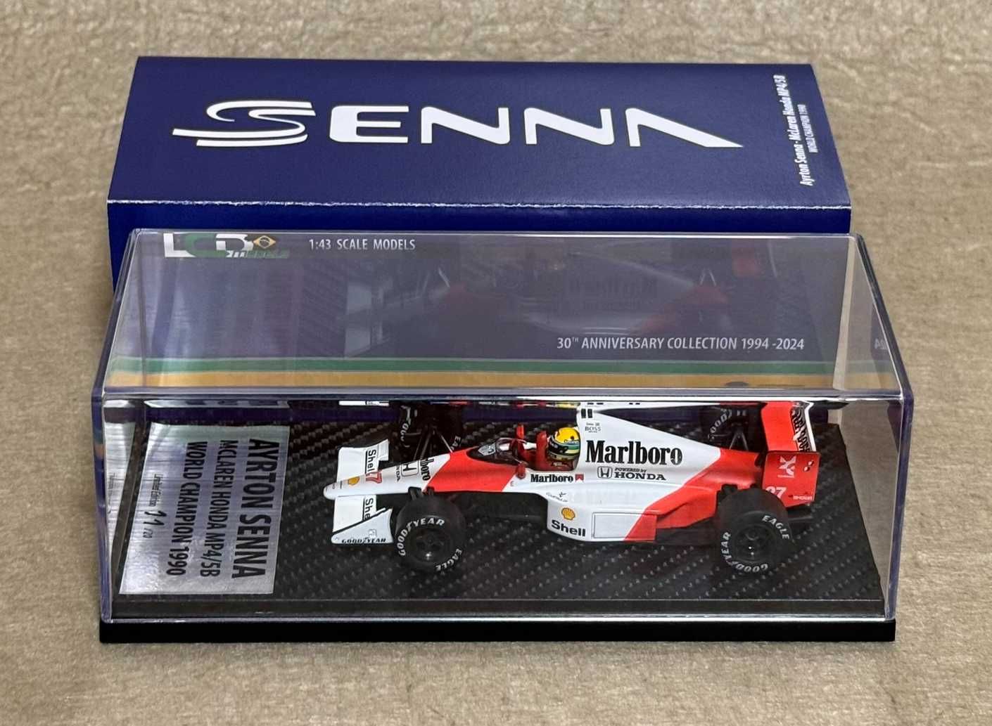 6 Miniaturas Ayrton Senna - McLaren Lotus, Williams - escala 1:43