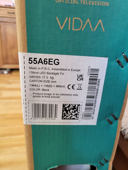 Телевізор Hisense A6 55" smart TV