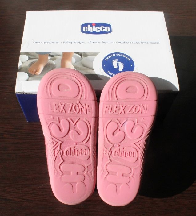 Pantufas / chinelos rosa tipo bota tamanho 27 da Flex Zone da Chicco