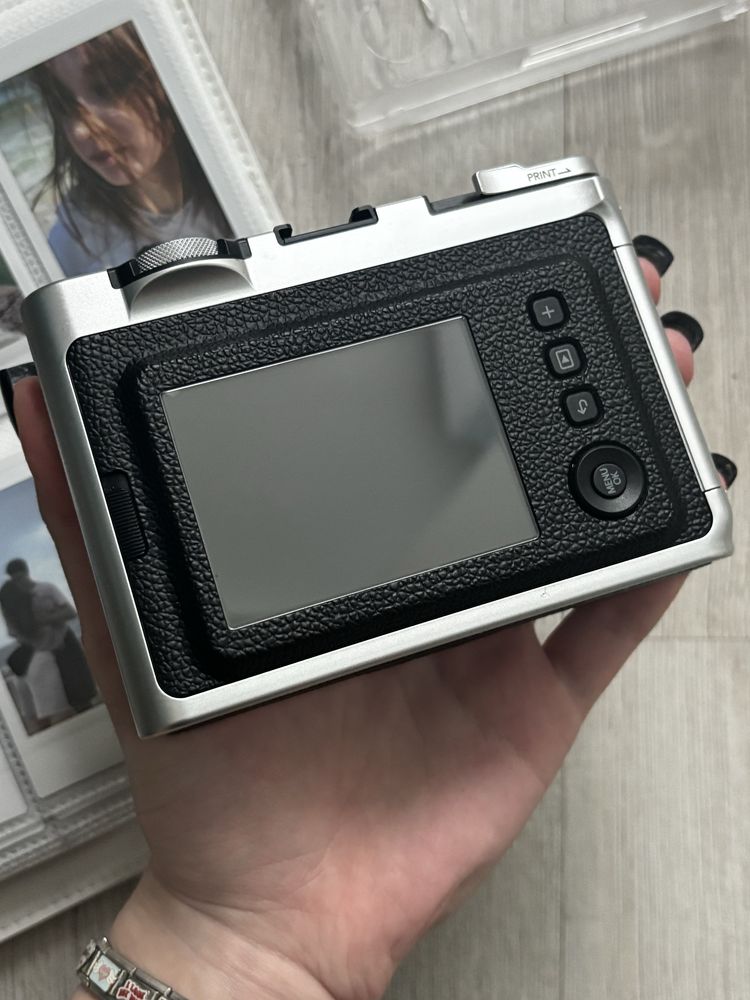 Fujifilm INSTAX mini EVO hybrit black silver камера миттєвого друку