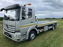 Mercedes-Benz Atego 918  Holownik laweta pomoc drogowa EUKRAN widły Nowy! Dostępny od ręki