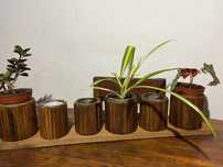 Latas, panelas recicladas