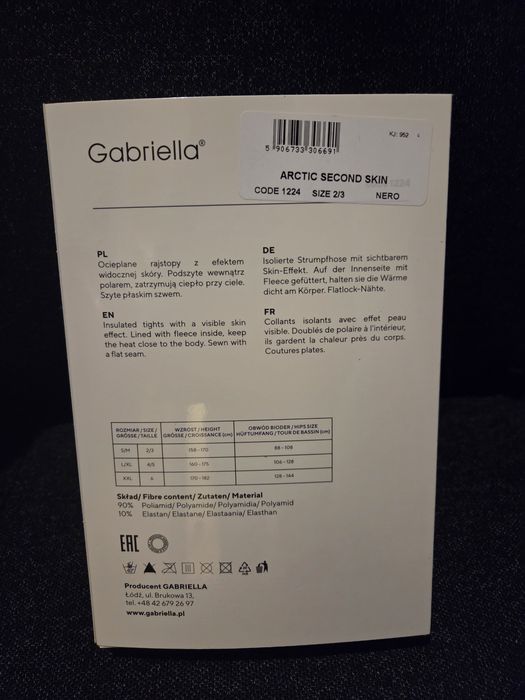 Nowe Gabriella Arctic Second Skin S/M 2/3