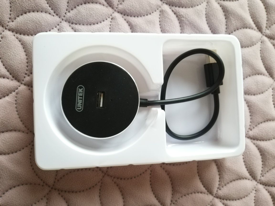 Rozgałęziacz usb 2.0 NOWY 4 porty aluminium hub usb Unitek