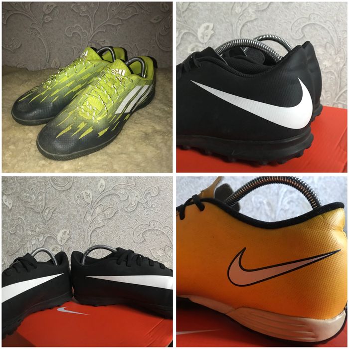Оригінал, сороконіжки Nike та Adidas футзалки 42 41,5 41 26,5 26
