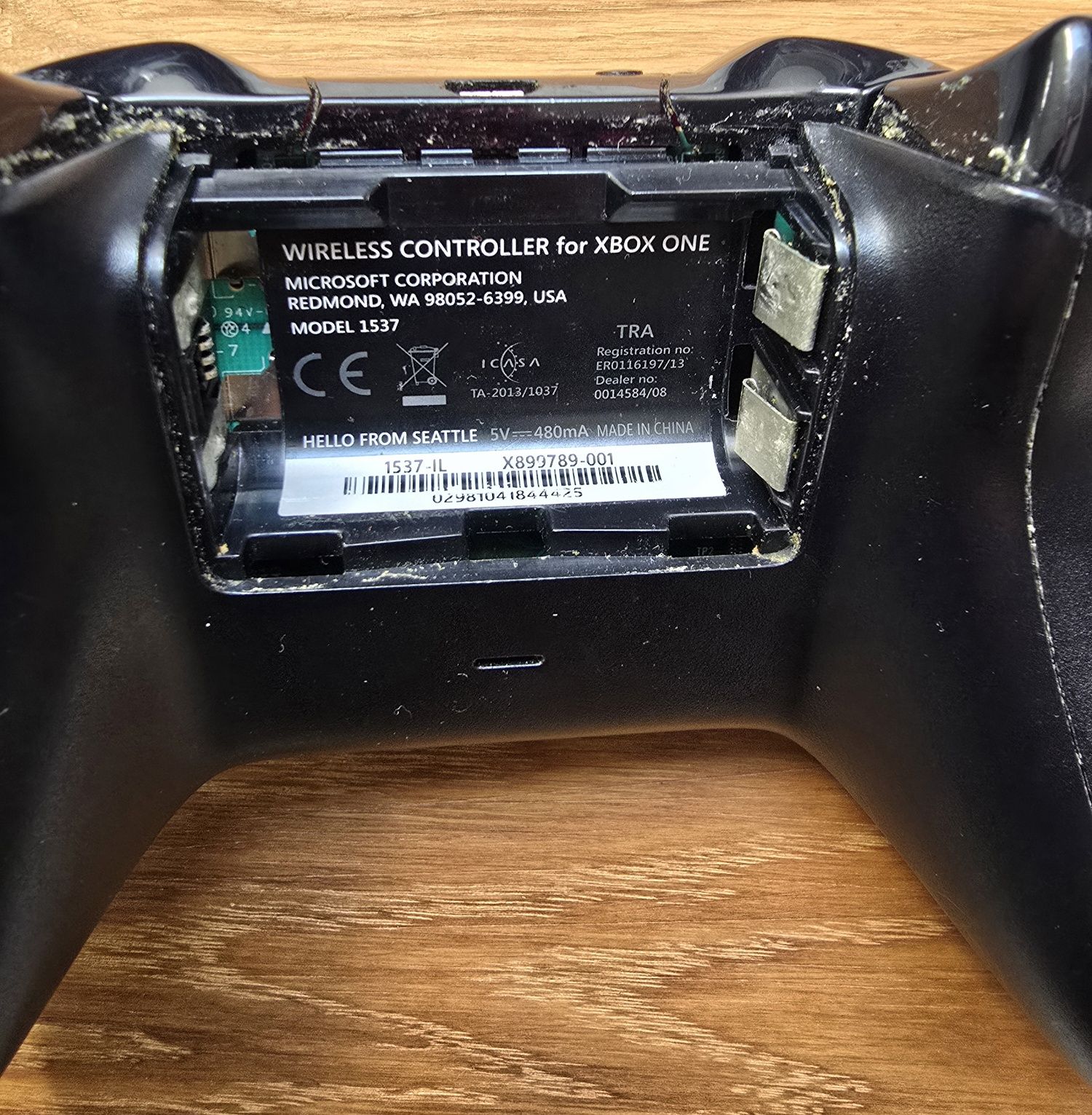 Zasilacz + Pad Xbox One /uszkodzone