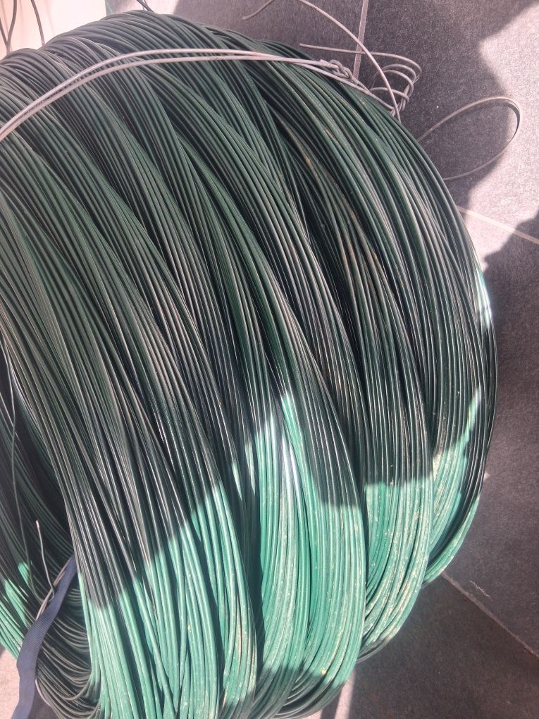 Bobine de arame plastificado