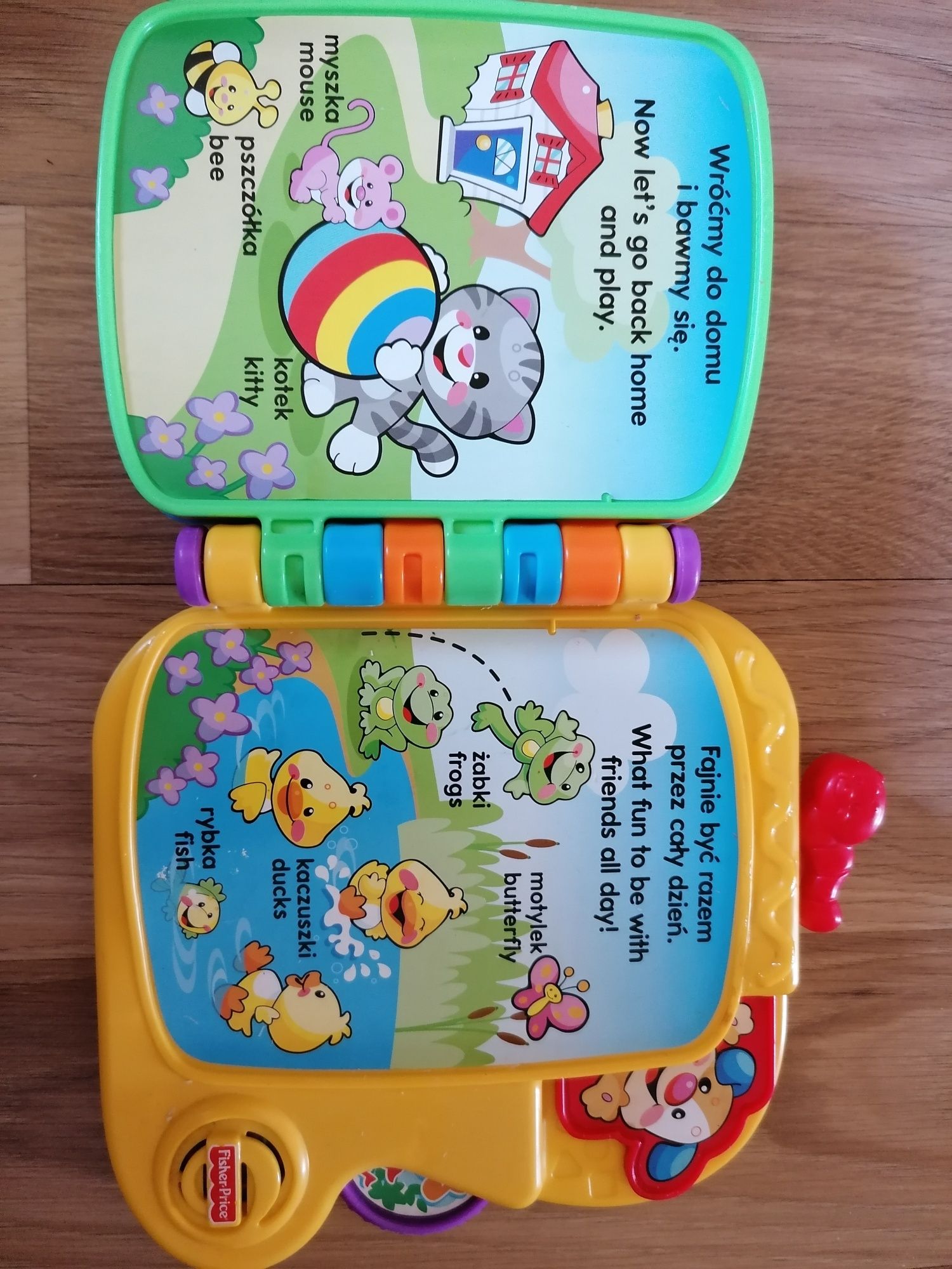 Książeczka dwujęzyczna Fisher Price