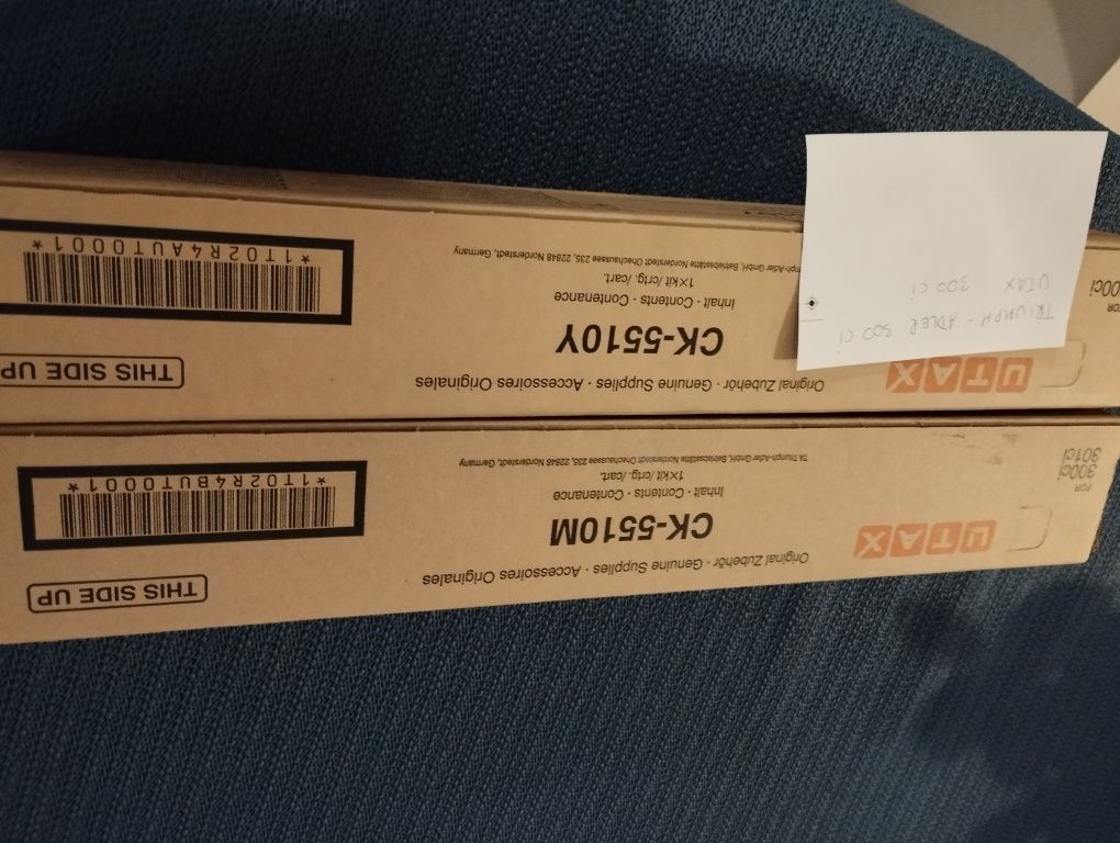 Kartridże do drukarek UTAX i TRIUMPH.