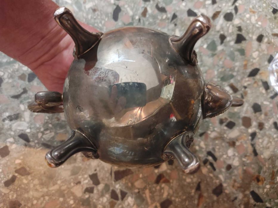 Кавник, чайник, глечик великий мельхіор