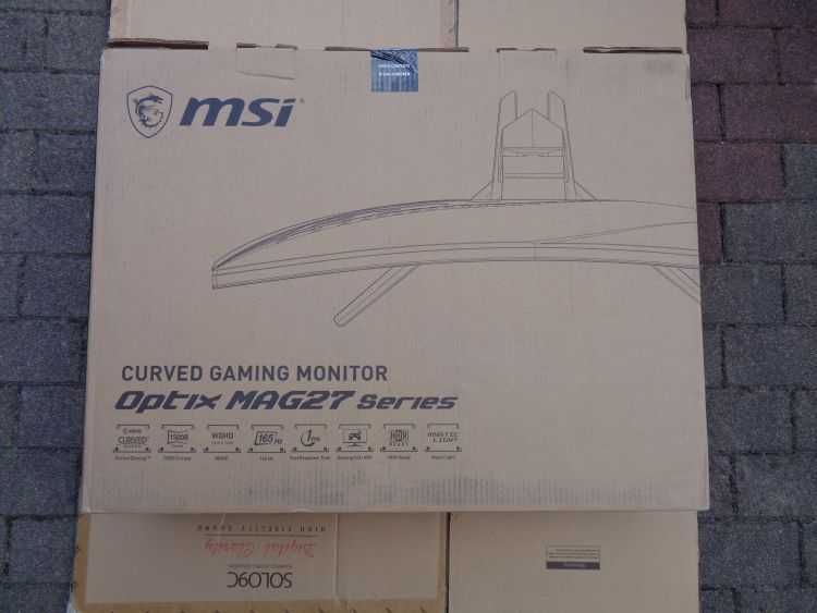 Monitor MSI Optix MAG272CQR gamingowy zakrzywiony 27" 2K 165Hz 1ms