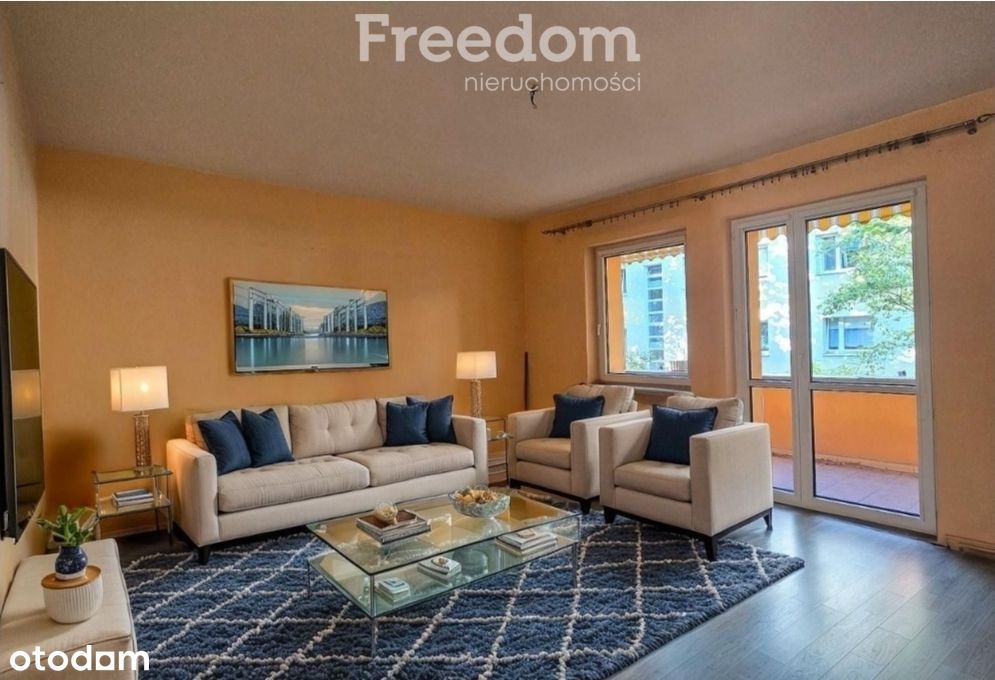 Klimat i przestrzeń! 3 pokoje, 1 piętro, balkon