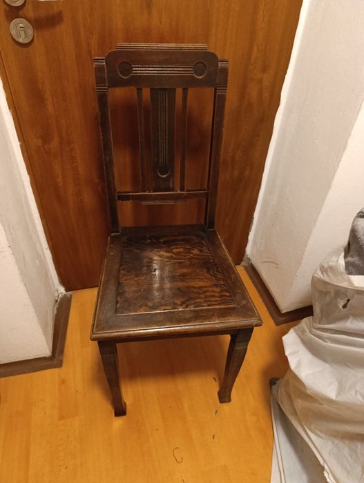 Krzesło Drewniane zabytkowe
