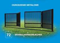 Brama harmonijkowa 4 skrzydłowa różne wzory montaż automatyka