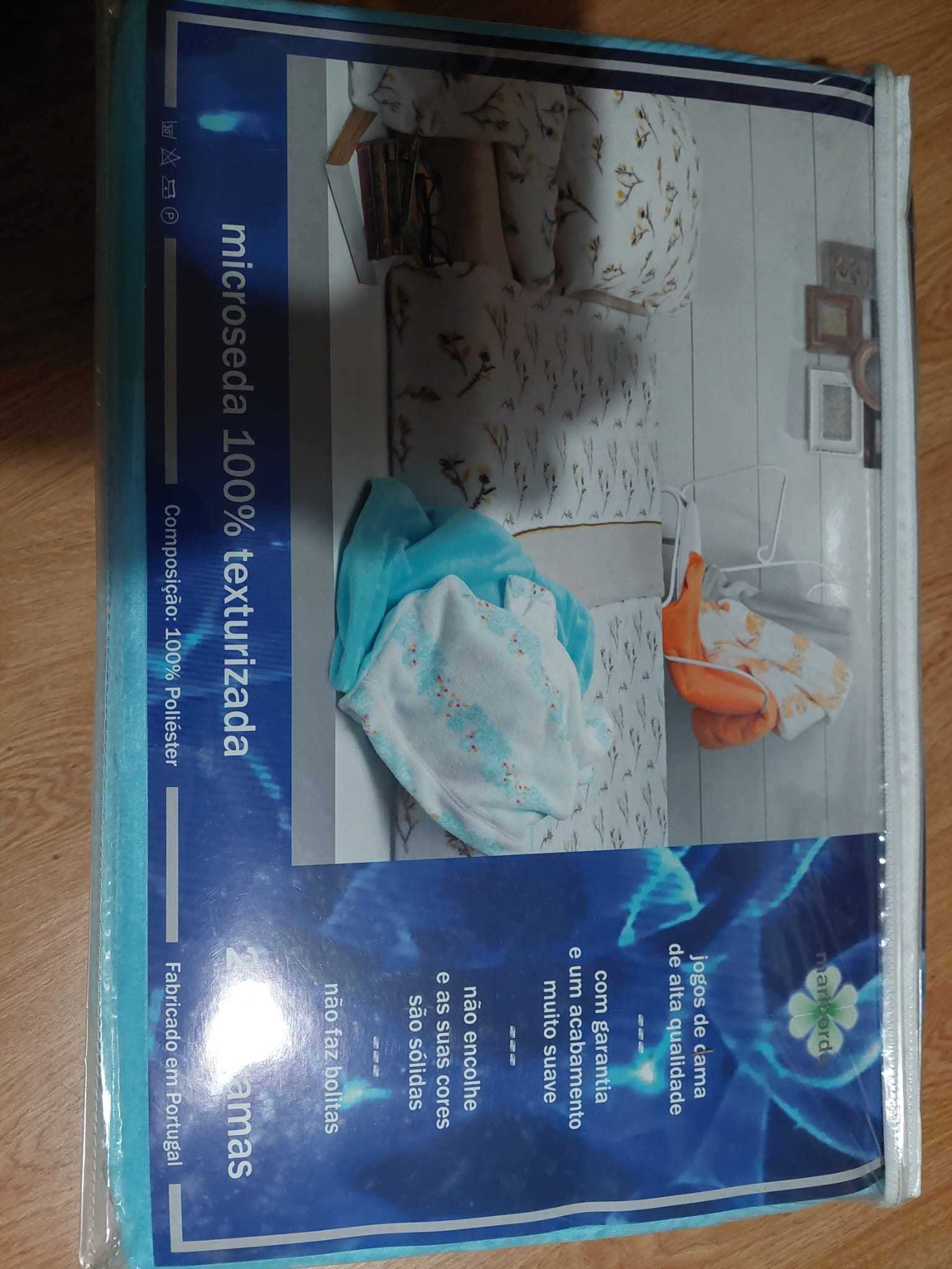 Lençóis polares para cama individual, novos
