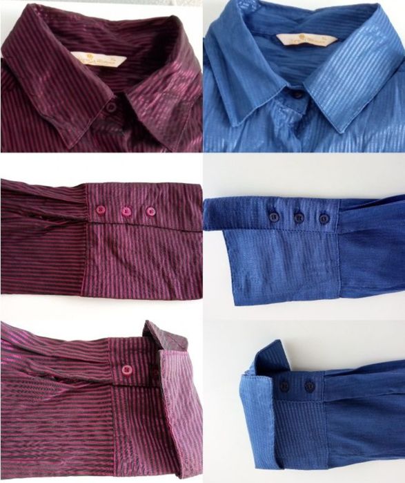 Camisas/Camiseiros em tons metalizados, elegantes e discretos - L