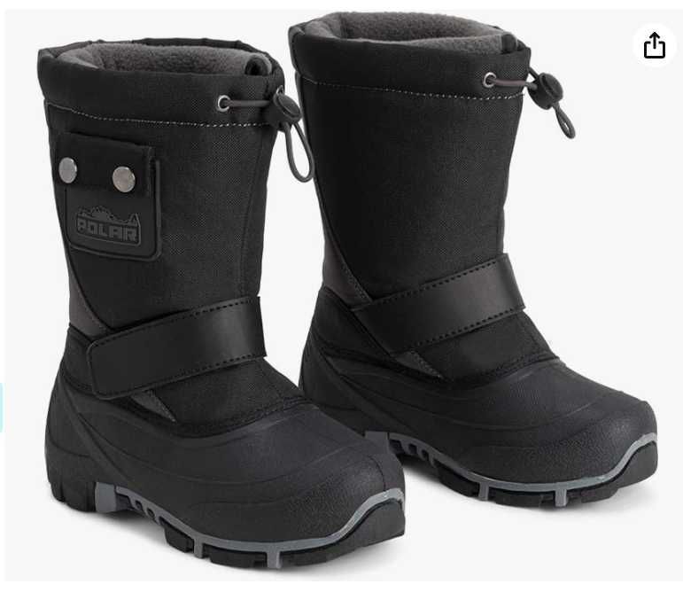 Зимние термо сапоги водонепроницаемые Polar Kids Winter Thermal раз39