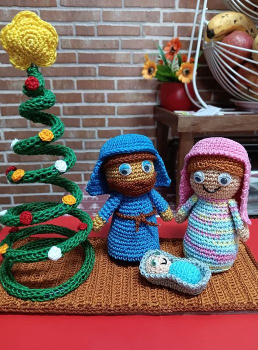 Decorações de Natal em crochê