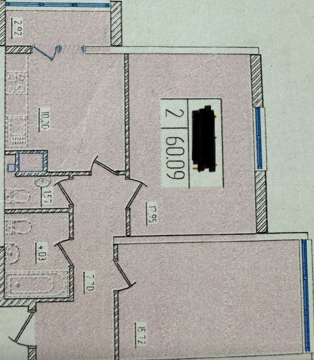 Продам 2- комн. квартиру с ремонтом в 56 Жемчужине на Таирова